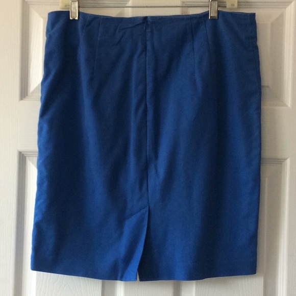 Kenar royal blue pencil skirt - Picture 2 of 5